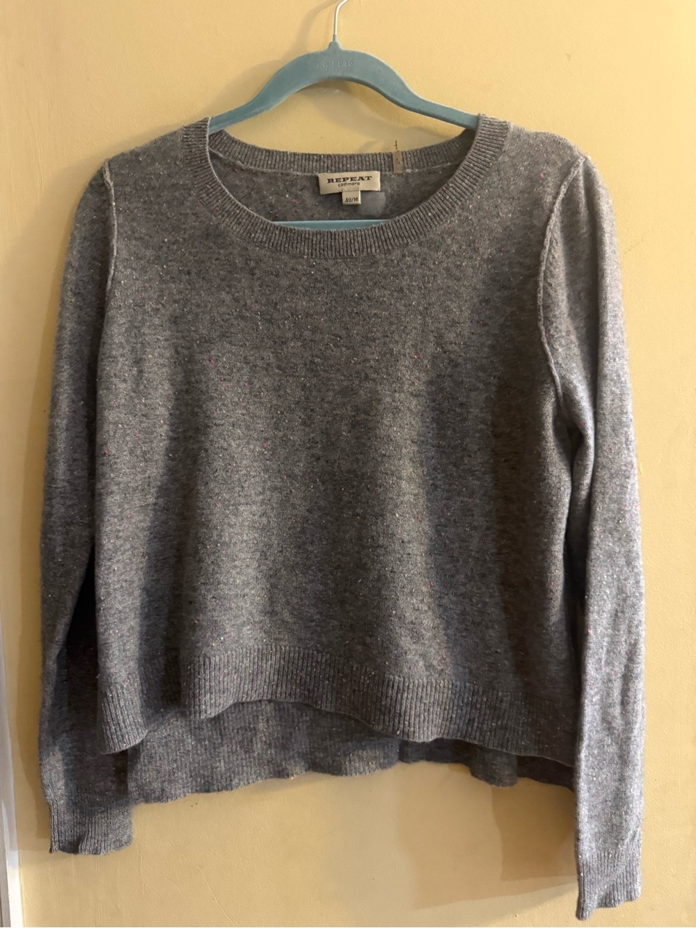 Repeat 100% Cashmere Crewneck Sweater, Medium
